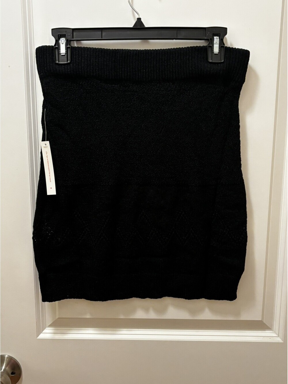 Lisa Says Gah Brand Knit Amanda Skirt Black Size M/L